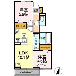 D-room金ケ作の物件間取画像